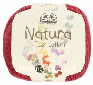 DMC Natura Just Cotton farve 34 mørk rød